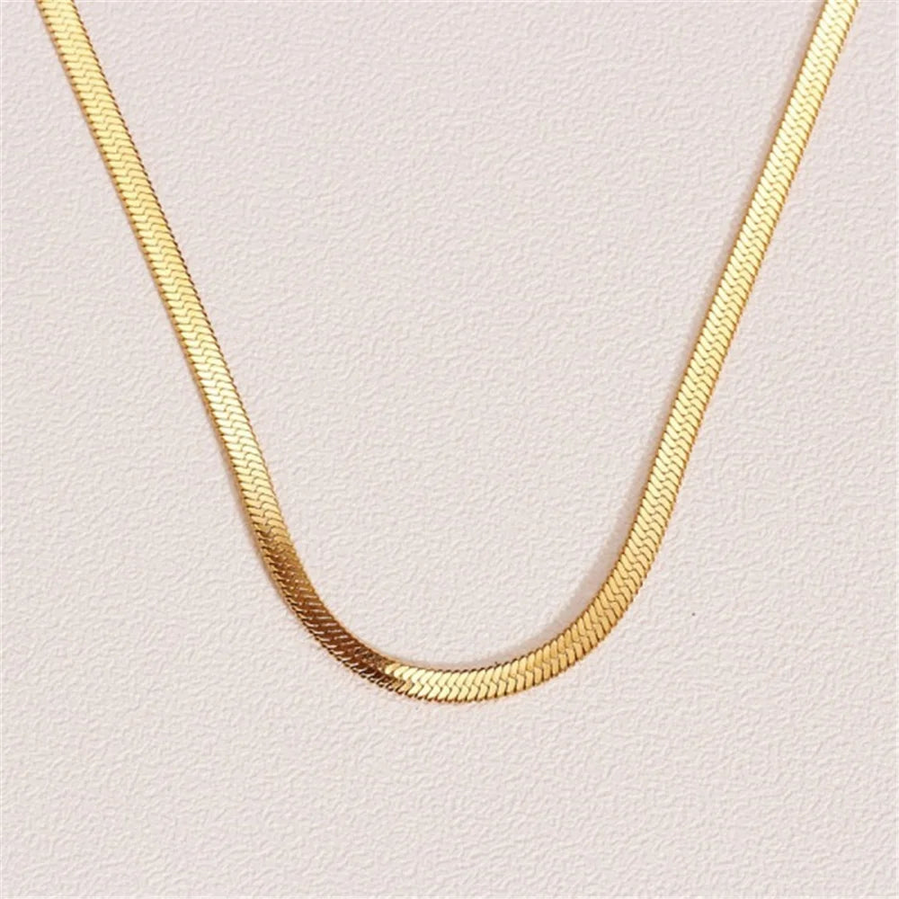 Collier Snake Waterproof — Doré ou Argenté