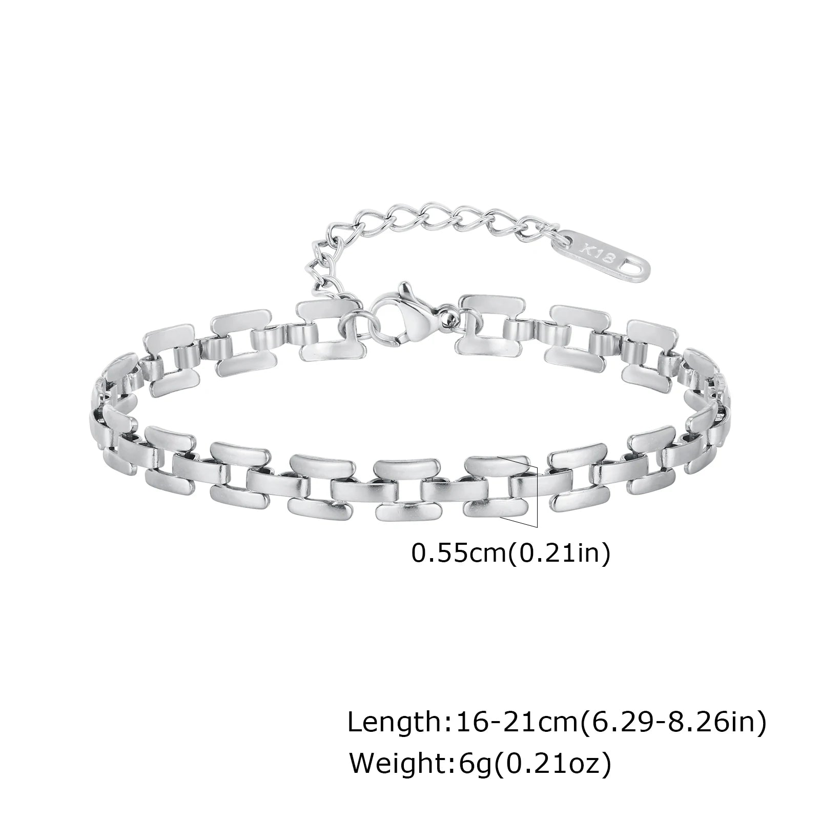 Bracelet Mailles Waterproof — Doré ou Argenté