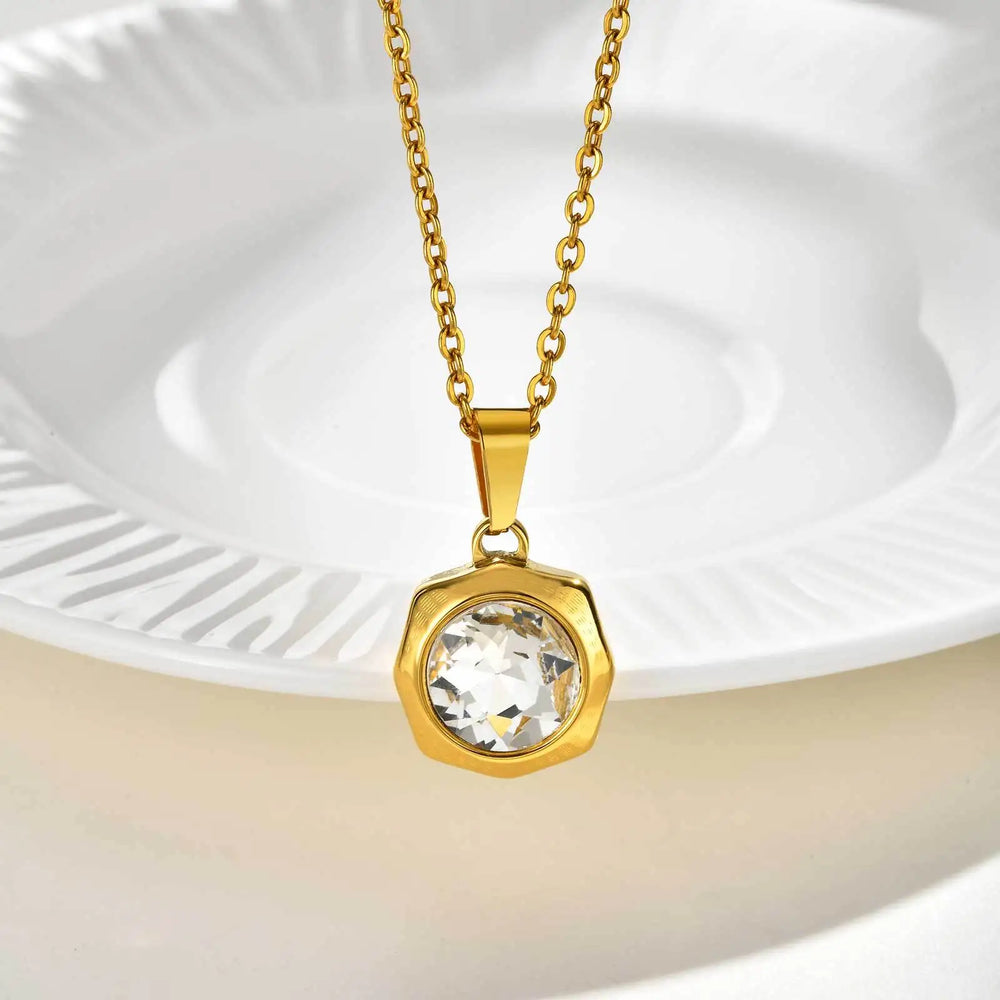 Collier à zircone