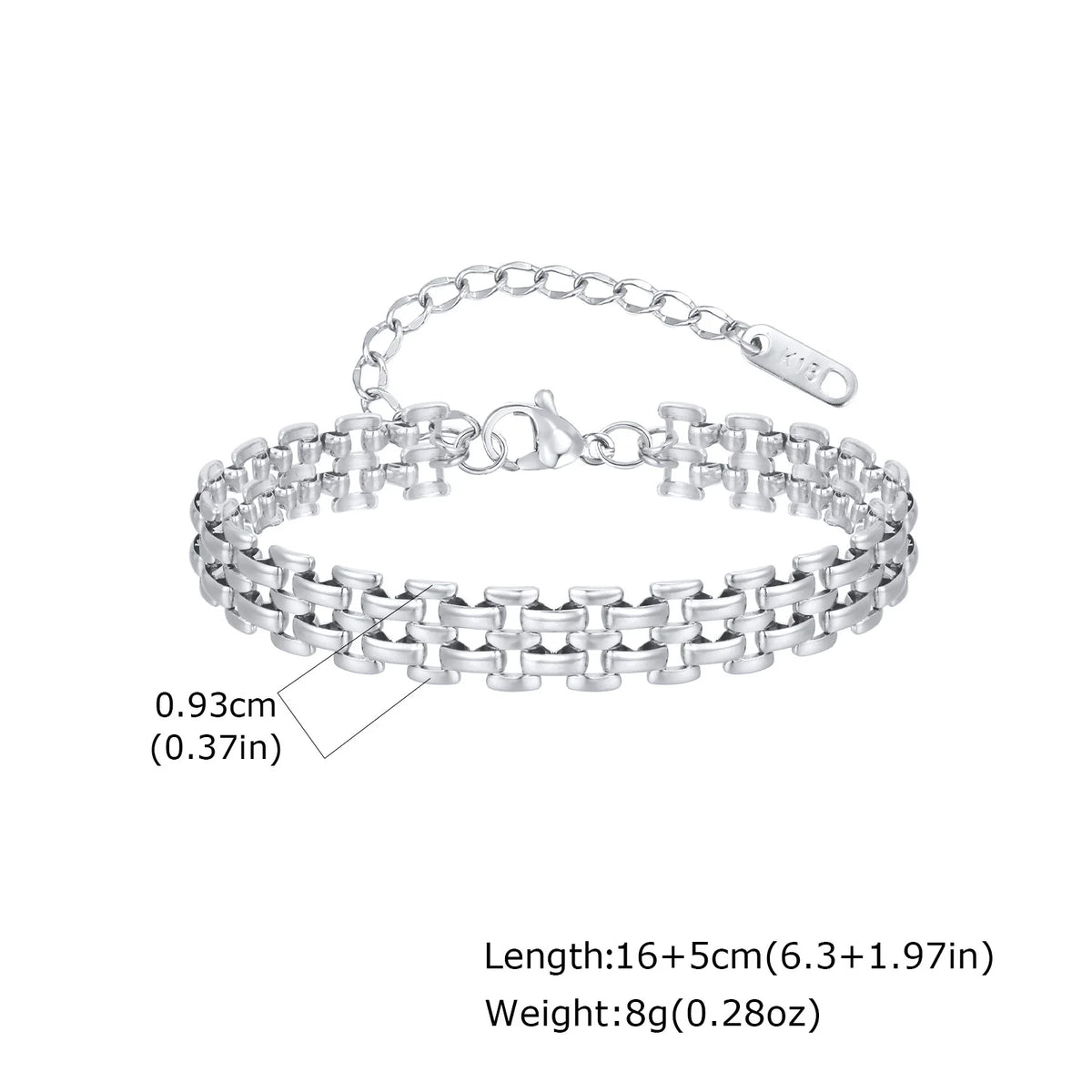 Bracelet Mailles Waterproof — Doré ou Argenté
