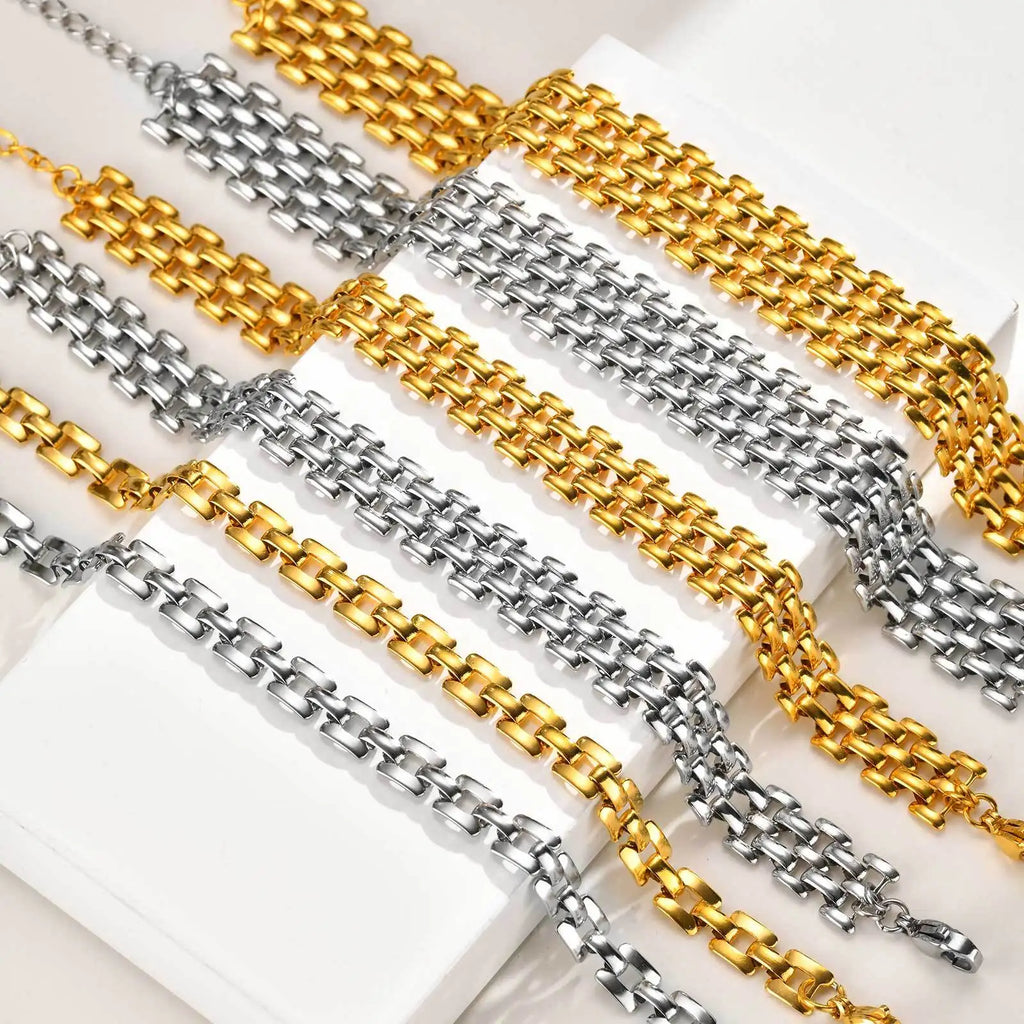 Bracelet Mailles Waterproof — Doré ou Argenté